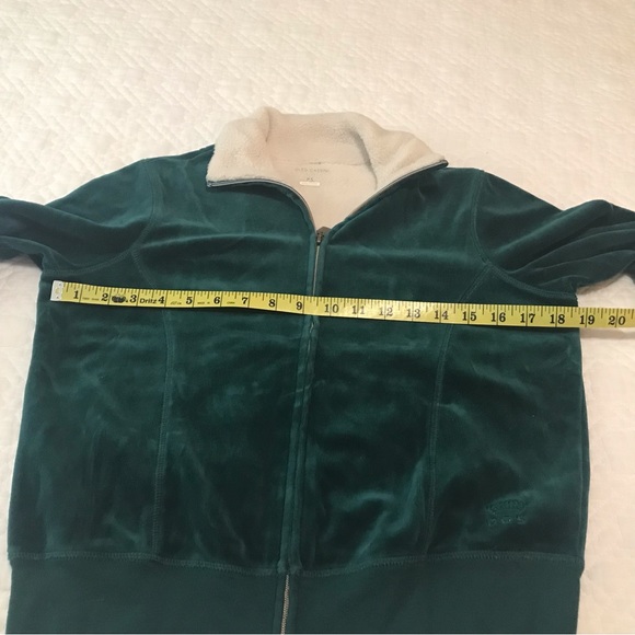 Oleg Cassini 2pc. Velour Track Suit Zipper Jacket Pants Size PS - Picture 7 of 12